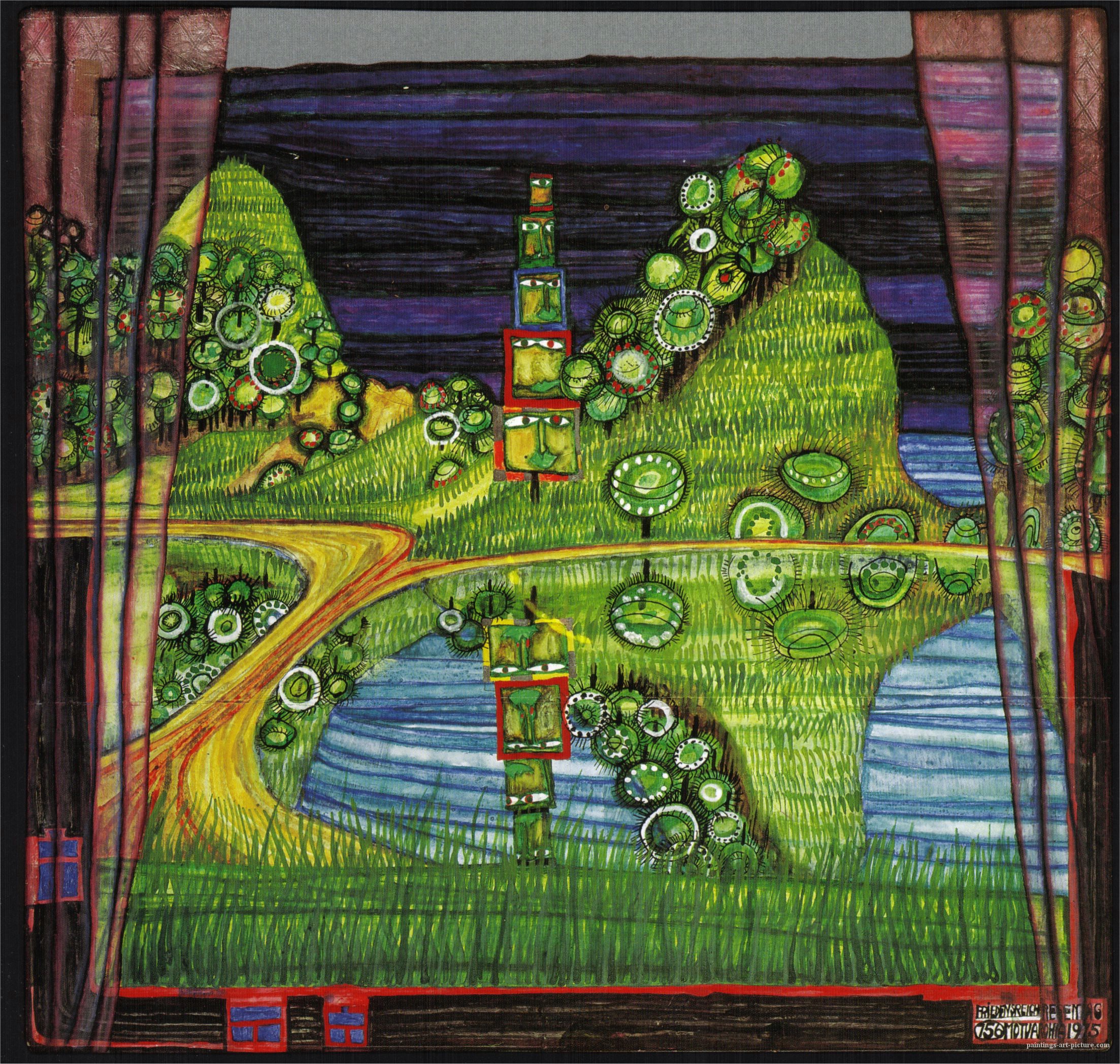 Hundertwasser-Paintings-1975-antipode-island