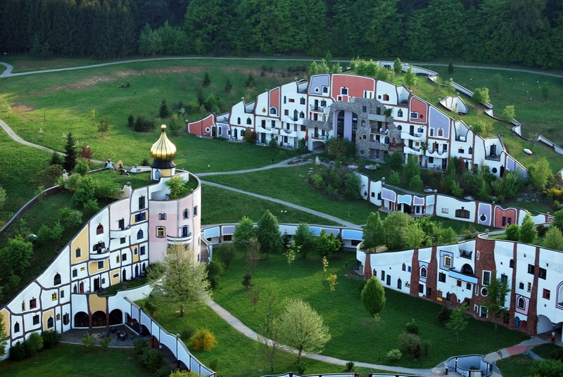 Hundertwasser Village Blumau in Italy