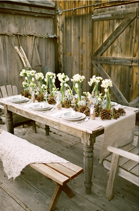 Christmas Cone Table Decoration