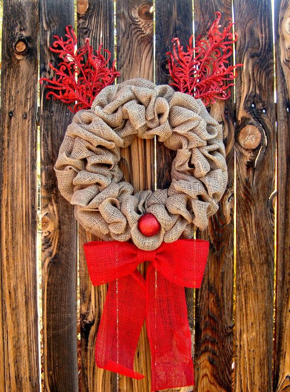 Deer Christmas Front door decoration