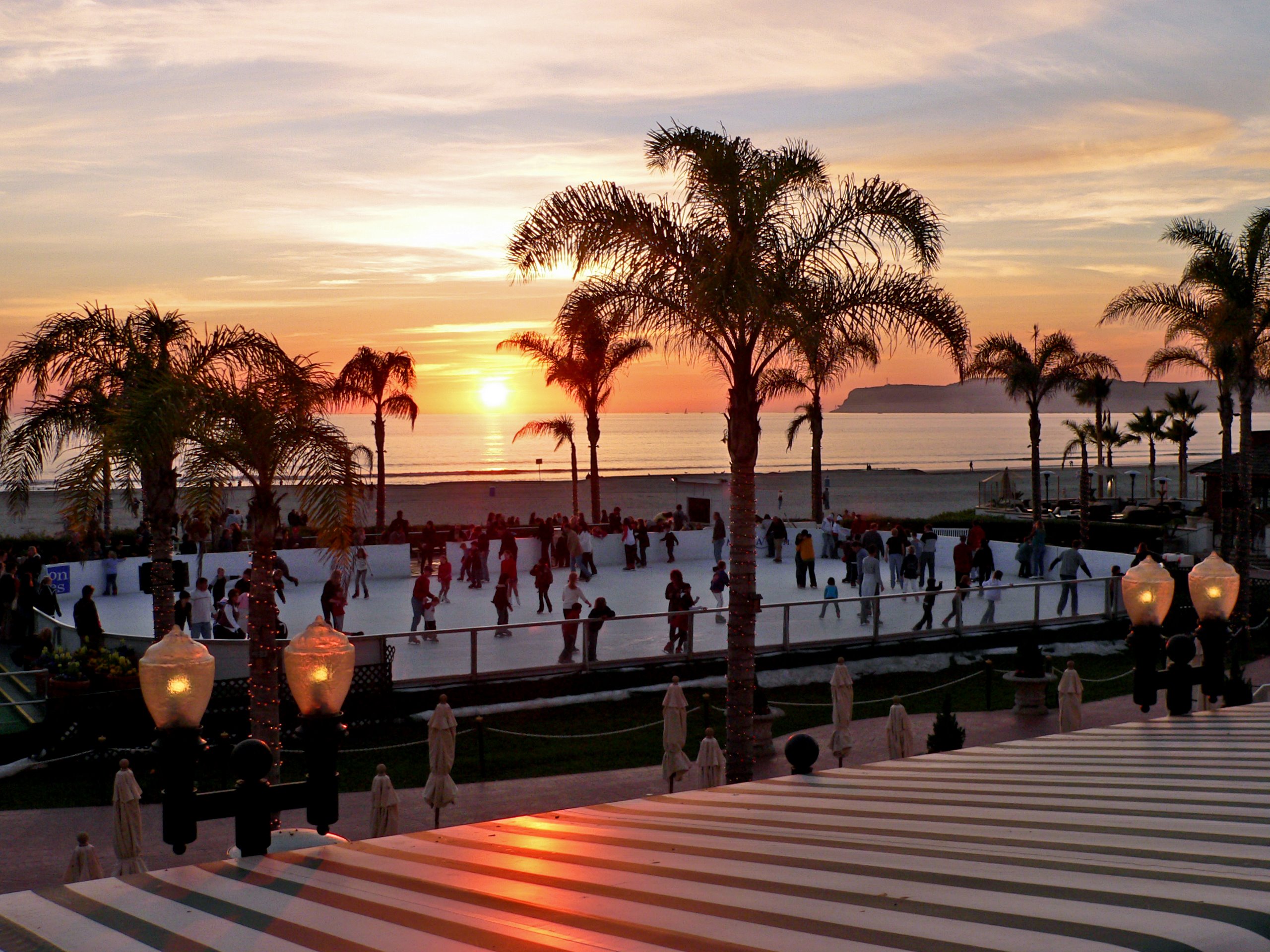 Ice rink by the sea, San Diego