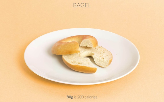 bagel calories