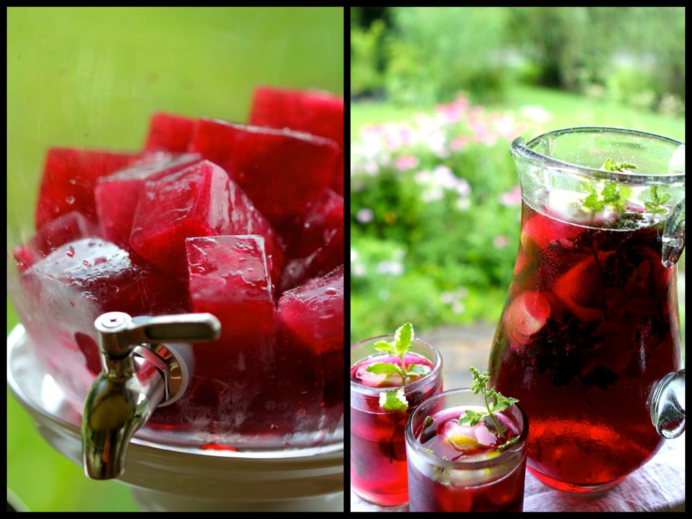 HIbiscus chilled tea