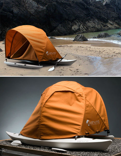 Kayak tent house