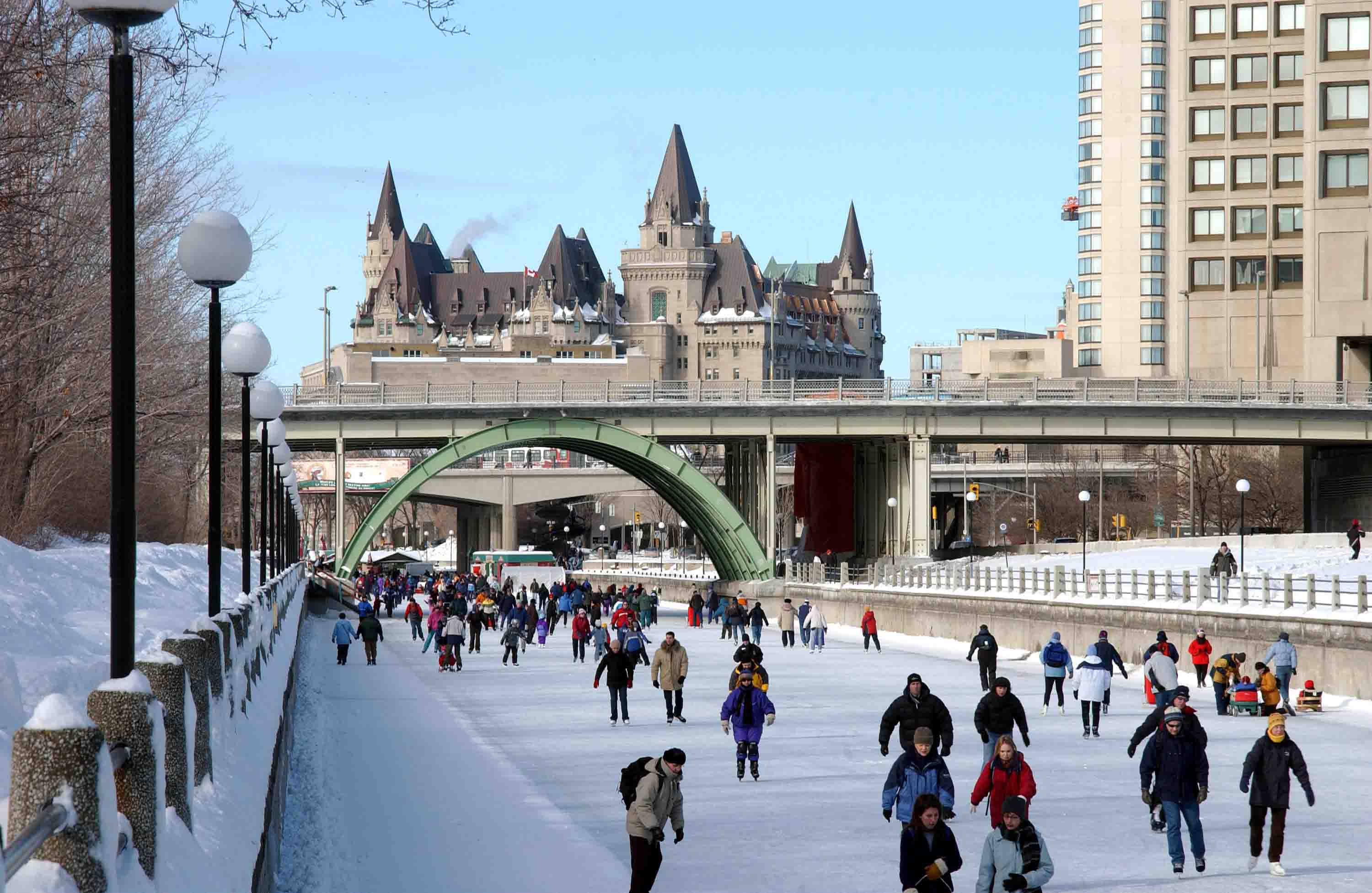 Rideau Canal ice rink 2