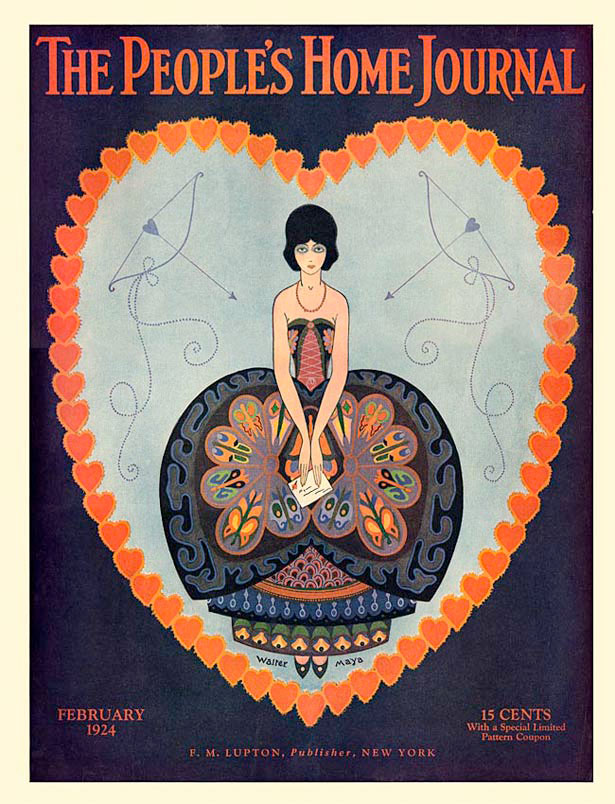 7 People’s Home Journal, February 1924 artist Walter Maya