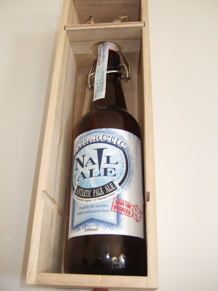 Antarctic_Nail_Ale beer made of melted ice