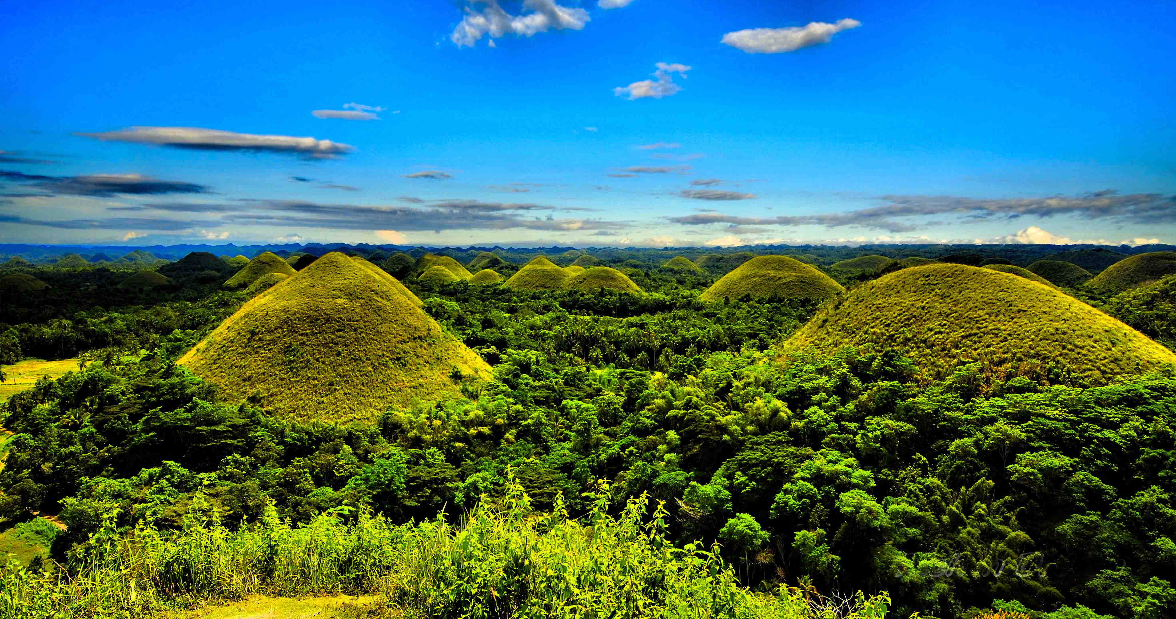 Chocolate Hills in Bohol, Philippines