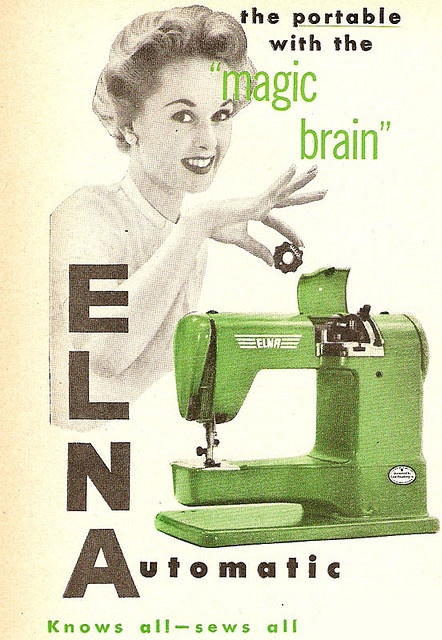 Elna vintage ad