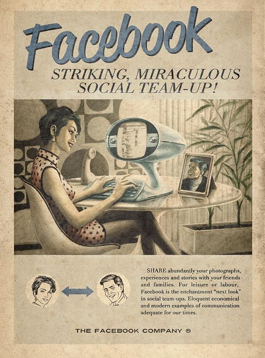 Facebook vintage ad