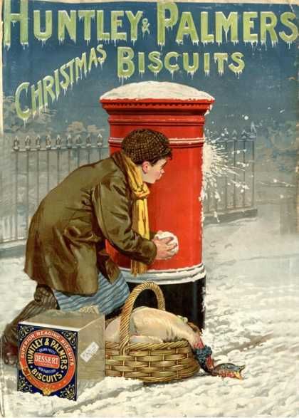 Huntley and Palmers Christmas Biscuits ad