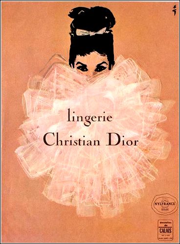 Lingerie Christian Dior ad