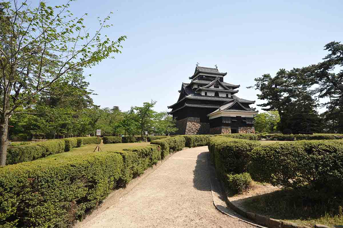 Matsue Castle in Japan 3 garden