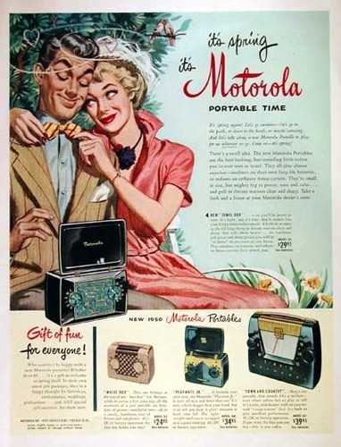 Motorola ad happy man and woman