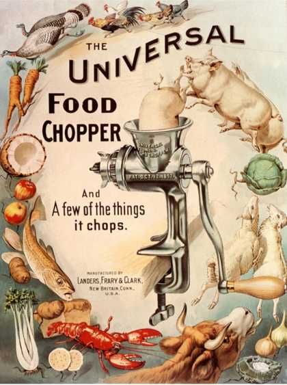 The universal food chopper ad