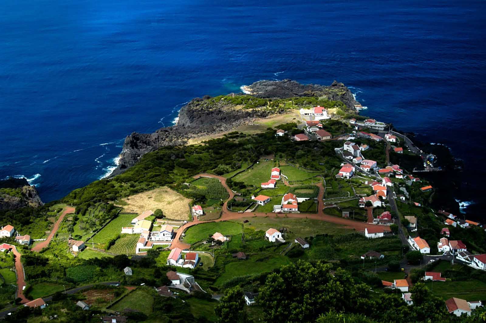 faja-village-at-the-coast-in-sao-jorge-island-azores-portugal whale watching