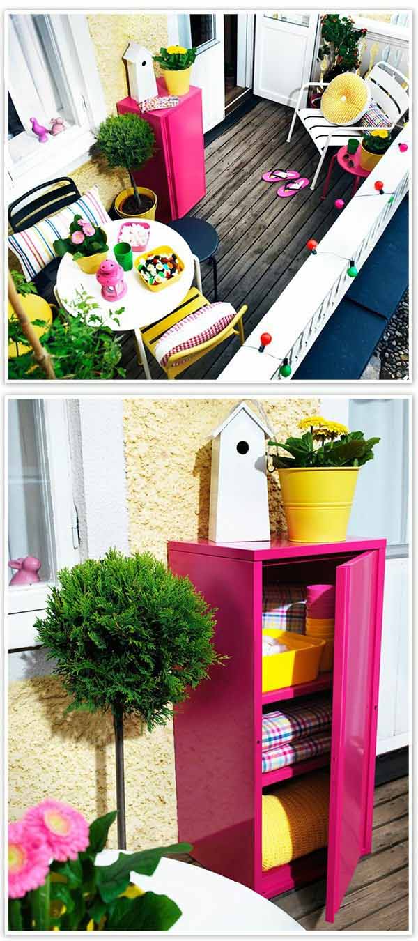 fresh ideas for a small balcony