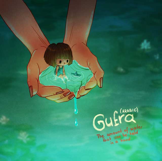 Charming-Series-of-Illustrations-Depict-What-Words-Fail-to-Capture-Gufra-The-amount-of-water-that-can-be-held-in-a-hand