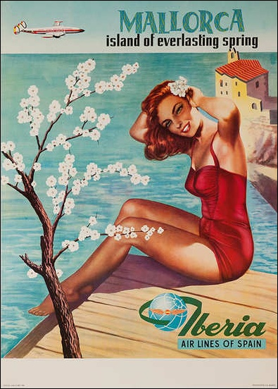 Mallorca retro post card