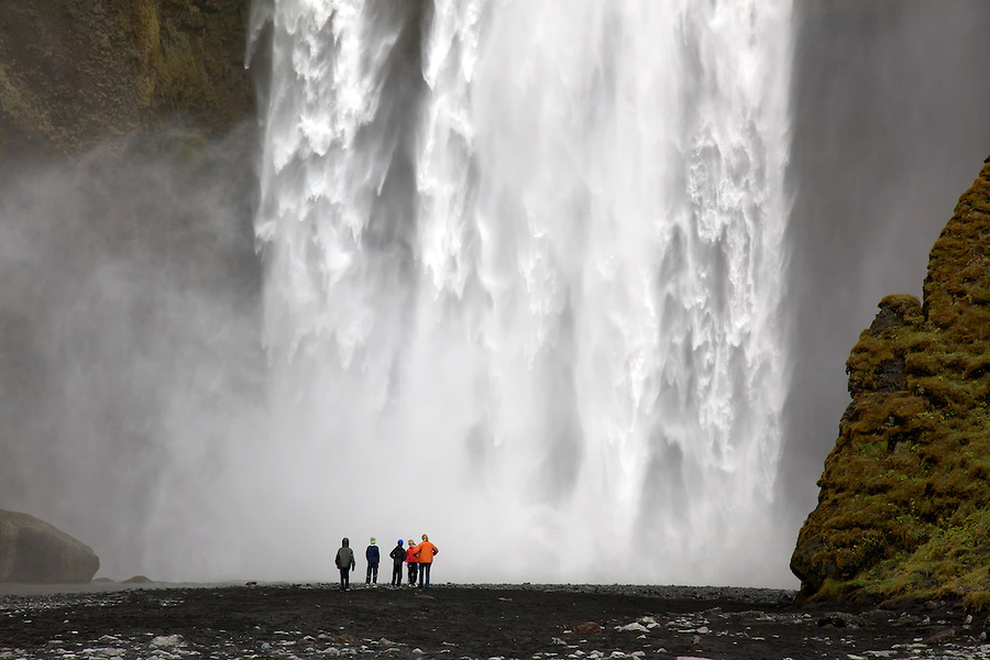 Skogafoss-Iceland-waterfall  The sound of thunderous waterfall