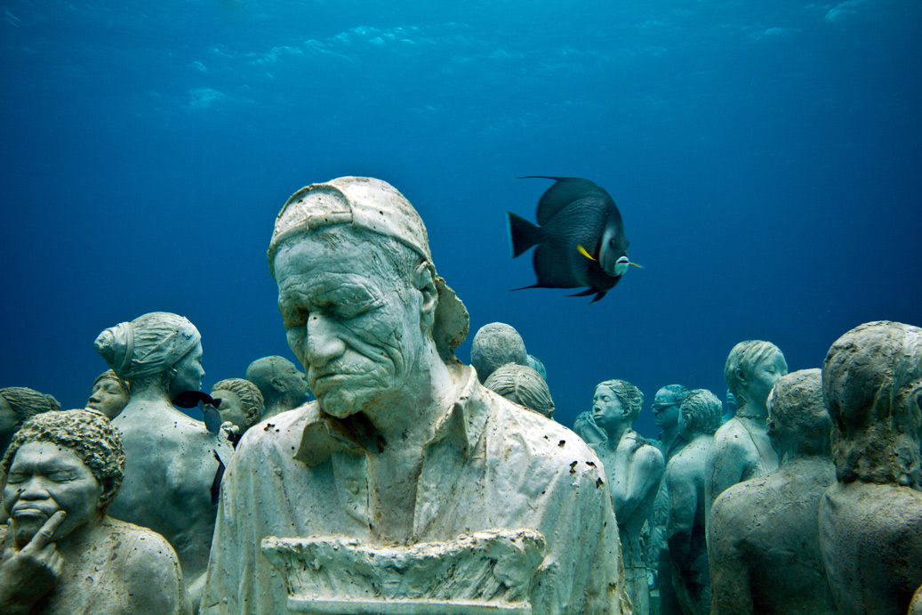 Underwater sculpture park, Grenada old people Jason deCaires Taylor