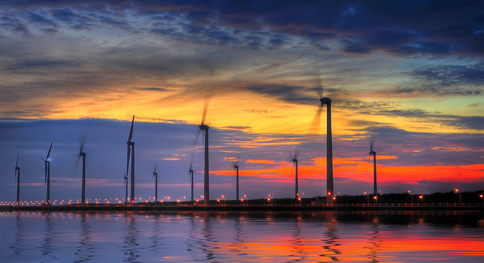 Renewable Energy sunset