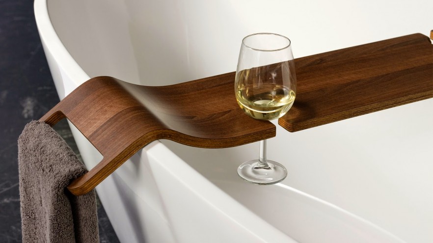 bath-towel-holder-glass-holder-contemporary-wooden-bath-tray