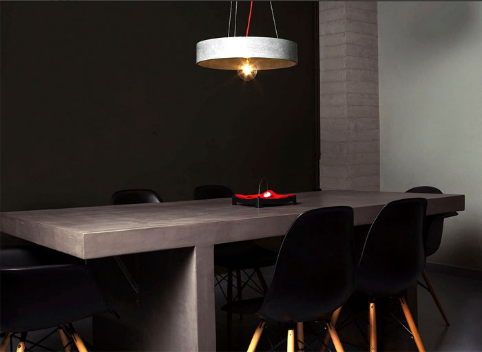 dining-room-dining-table-chairs-table-pendant-lighting-modern-black-white-red-decoration-of-concrete