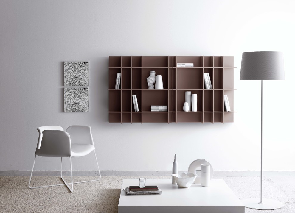 wall-shelf-modern-designer-simply-floor-lamp-chair-white-grey-bookcase-design