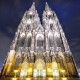 Cologne Cathedral, Germany by night most famous churches in Europe