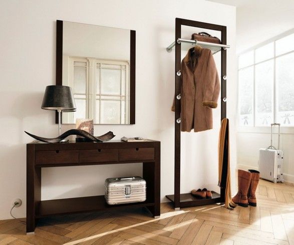 Creative-hallway-furniture-mirror-coat-rack-and-small-desk