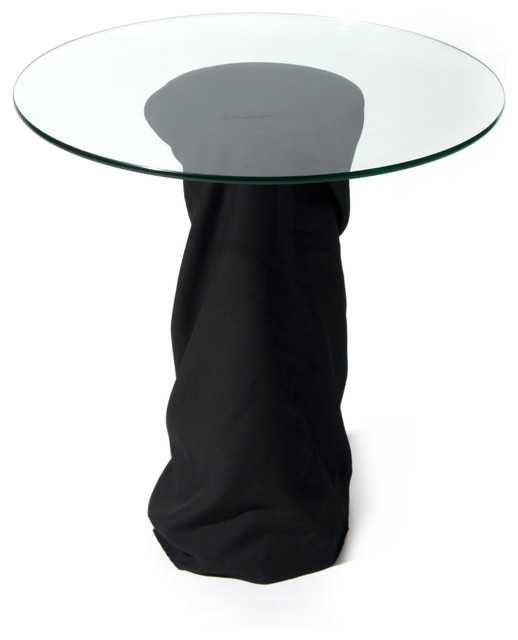 Mid century pedestal table eclectic interior design