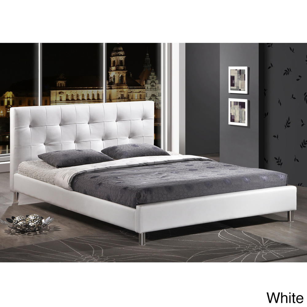 Modern bed frame upholstered metal bedroom luxury beds