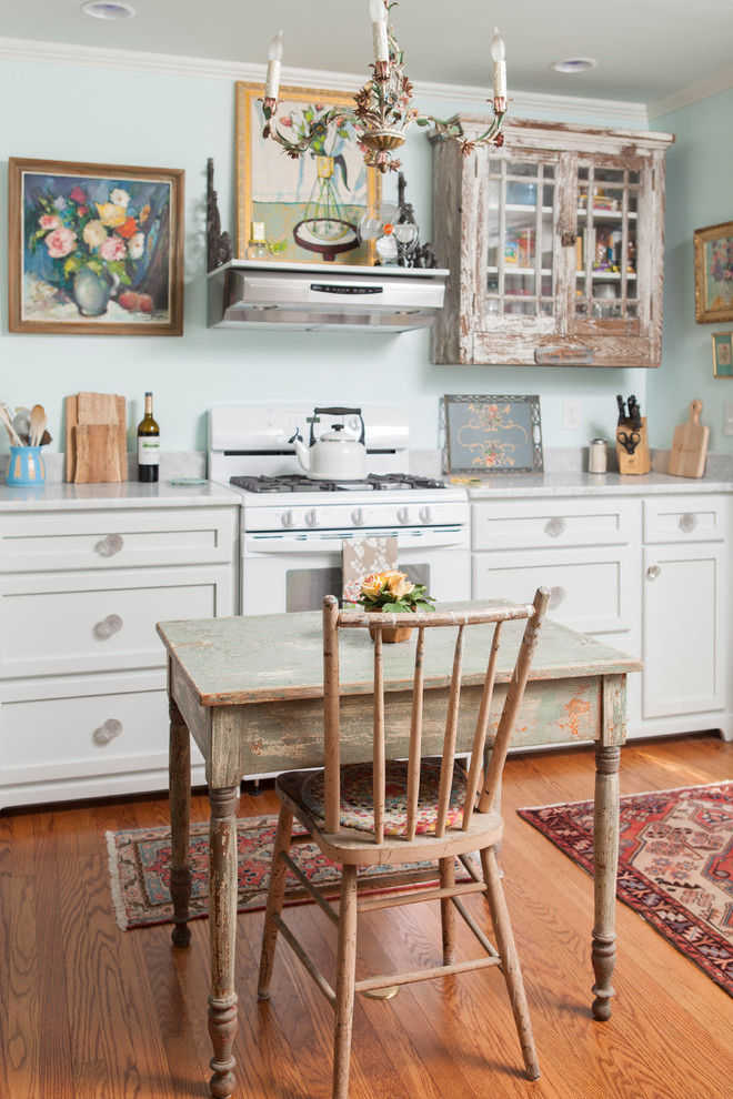 Kitchen Dining Area Decoration Flowers Pictures Art Wood Furniture Shabby Chic Furnishings