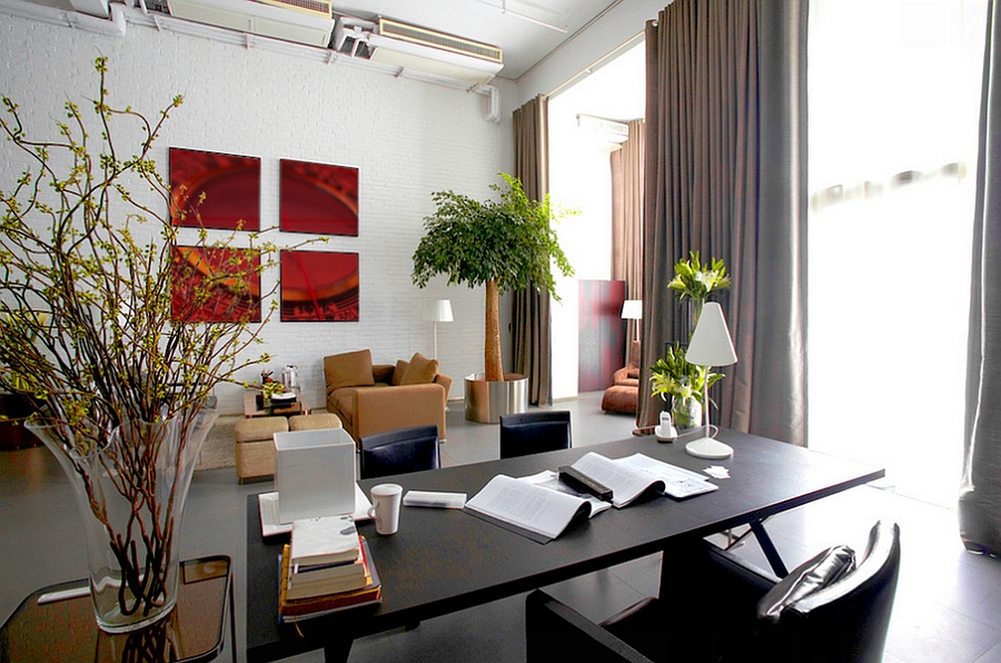 Office work desk-feng shui in the study room