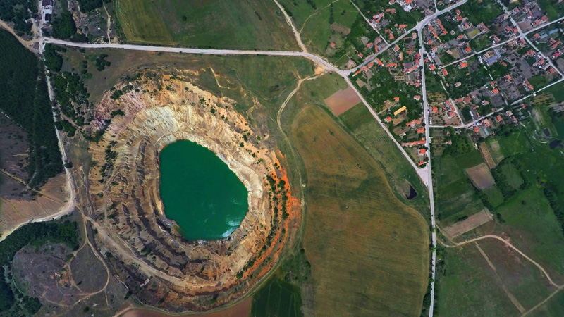 Cosmic-Desert-Pit-In-Bulgaria-drone-[icture-beautiful-landscape-from-air-turist-destination