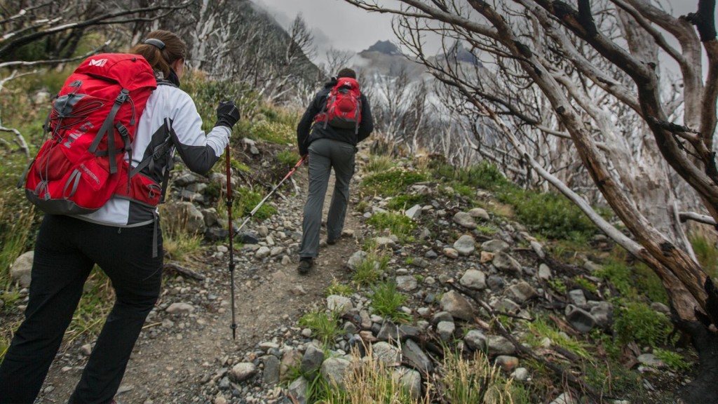 Torres Del Paine Route, Chile Puerto Natales hikers