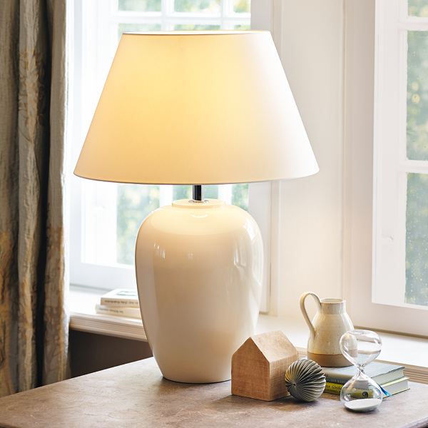 Table Lamps Design white high-gloss modern lamps