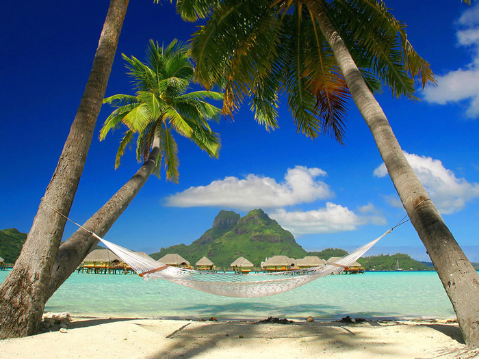 Bora-Bora,-Tahiti-Beach-Hammock--beach-destinations-beach-vacations-cheap-beach-vacations-best-beach-vacations-tropical-vacations-cheap-tropical-vacations