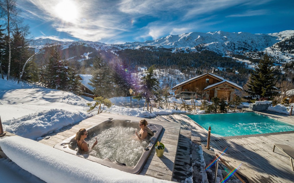 Maribel France Chalet Jacuzzi Holiday Wintertime ski holidays skiing resorts ski vacations last minute ski deals ski package deals all inclusive ski holidays best family ski resorts