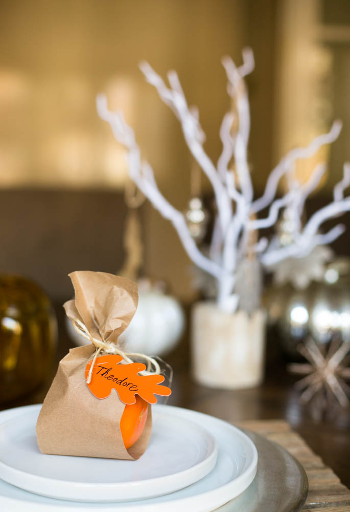 Table Orange Wrap Card Gift fall table decorations autumn table decorations easy thanksgiving centerpieces fall décor simple inexpensive fall table decorations fall table settings