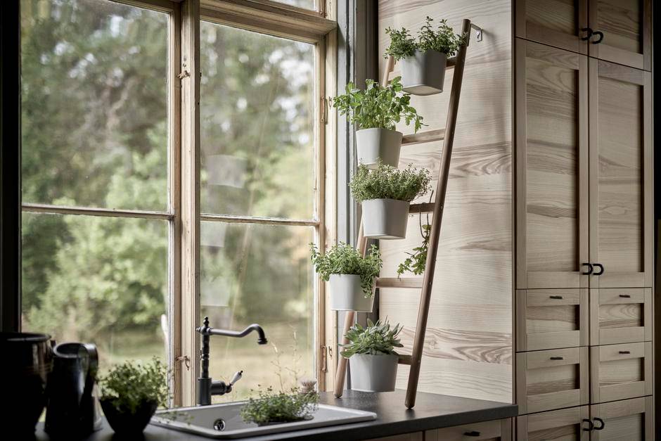 Wooden Kitchen HomeGrowing Herbs Kitchen growing herbs indoors herb garden window herb garden kitchen herb garden growing herbs herb planter indoor