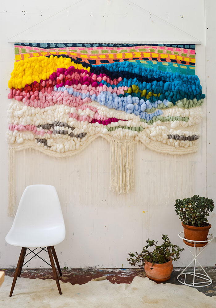 Colorful-Knitted-Wall-Hanging-crochet-home-décor-knitted-decorations-knitted-home-decor-crochet-wall-art-knitted-wall-hanging