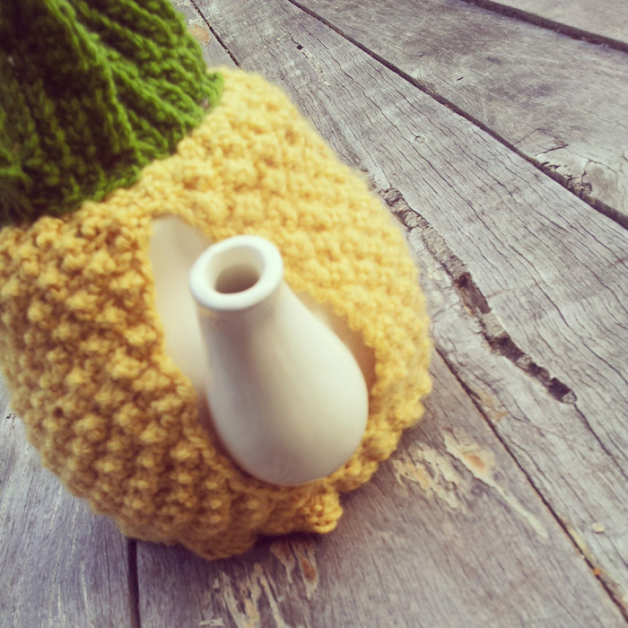 Cozy-Yellow-Teapot-Knitted-Cover-Pineapple-crochet-home-décor-knitted-decorations-knitted-home-decor
