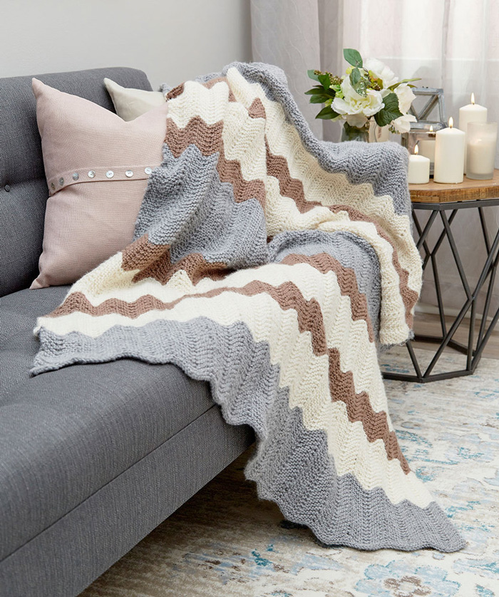 Knitted-Home-Decor-Knitted-Chevron-Sofa-Throw-crochet-home-décor-knitted-decorations-knitted-home-decor-crochet