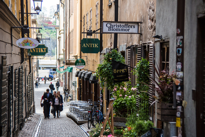 Old-Town-Stockholm-Small-Cosy-Street-solo-travel-companies-places-to-travel-alone-solo-female-travel-solo-travel-destinations