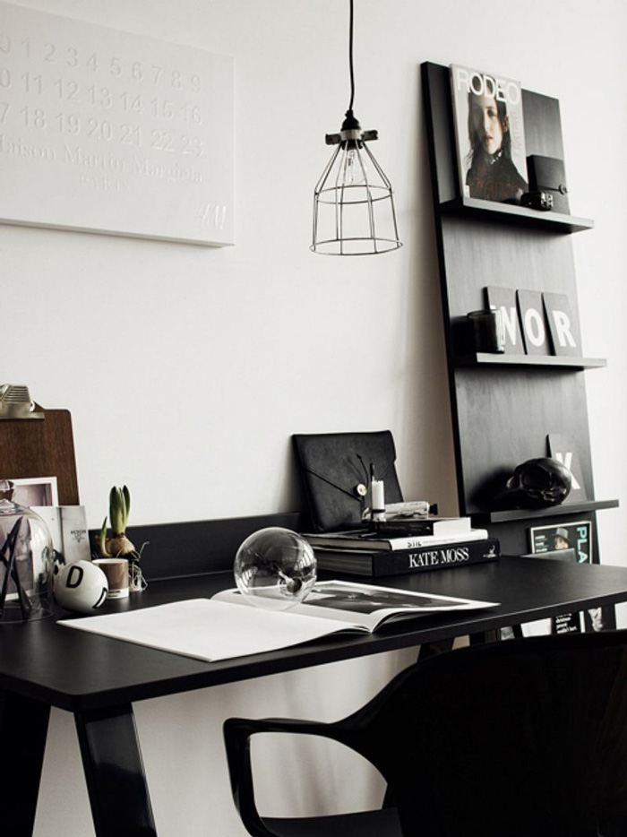 black desk decor