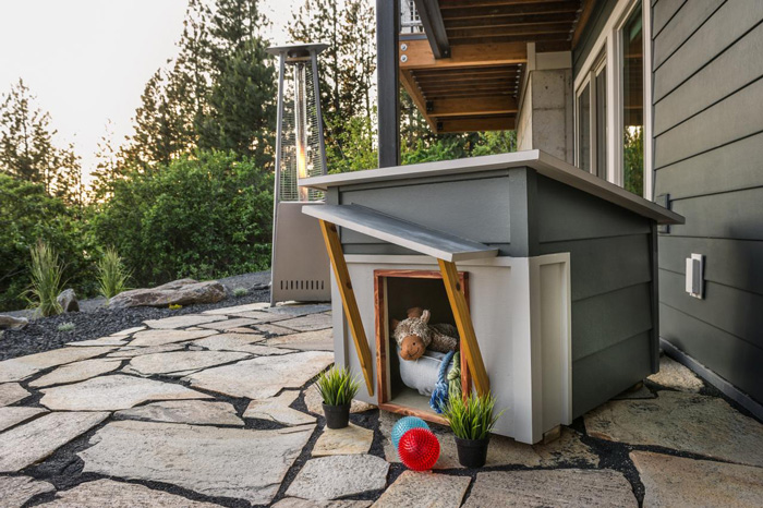 Modern-Outdoor-Dog-House-Matches-Home-Grey-Small-Dog-House-dog-house-wooden-dog-house-pet-beds