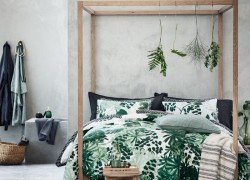 Natural-Decor-in-Bedroom-Wooden-Natural-Bed-Wooden-bed-table-Grey-walls-home-accents-home-decor-accessories