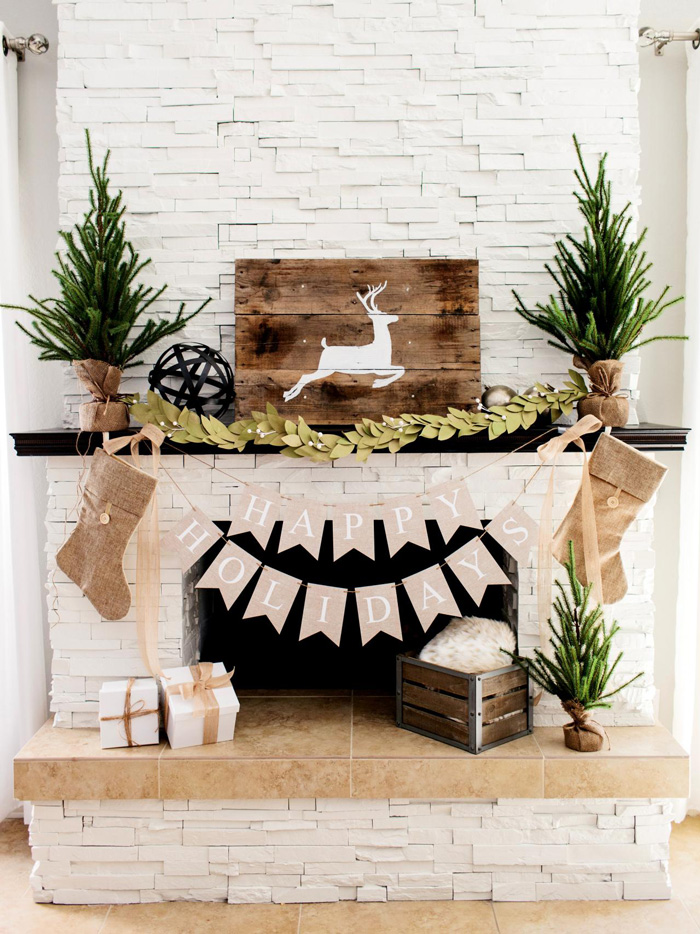 Natural-Living-Room-Decor-Holidays-Wooden-Decor-Fireplace-Decorations-Home-Wooden-Accessories-Natural-Look-Home